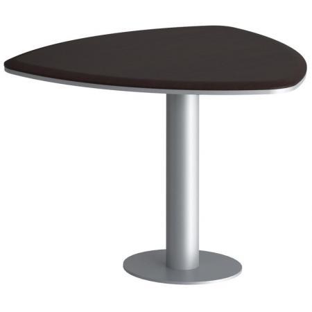 Стол для переговоров Dioni DCT 110M.1 на металлокаркасе (венге магия, 1100х1096х773 мм)